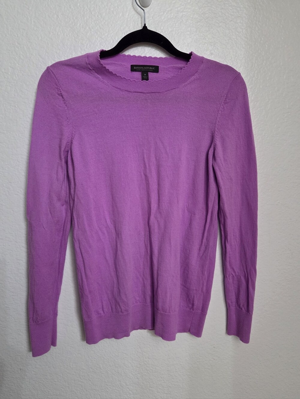 Banana Republic Merino Wool Crewneck Sweater Women's Size Medium